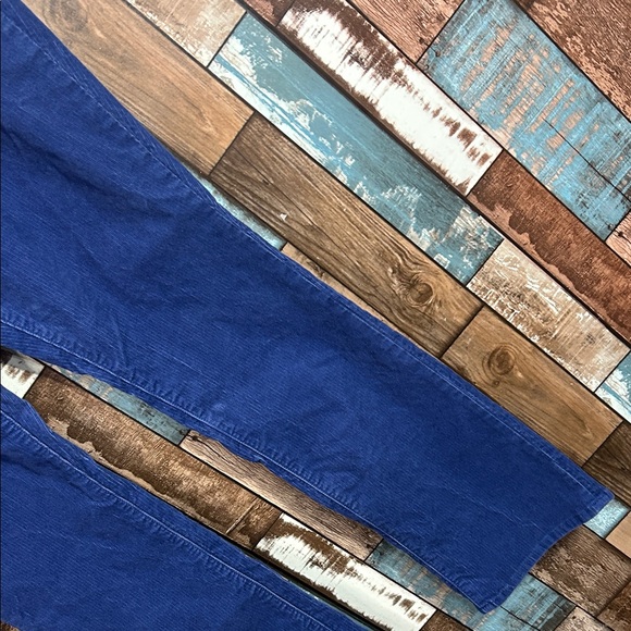 Lands' End tall Blue Corduroy Trousers - Picture 6 of 12
